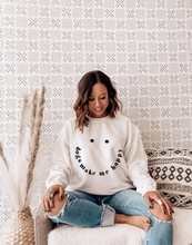 Load image into Gallery viewer, Dogs Make Me Happy Sweatshirt
