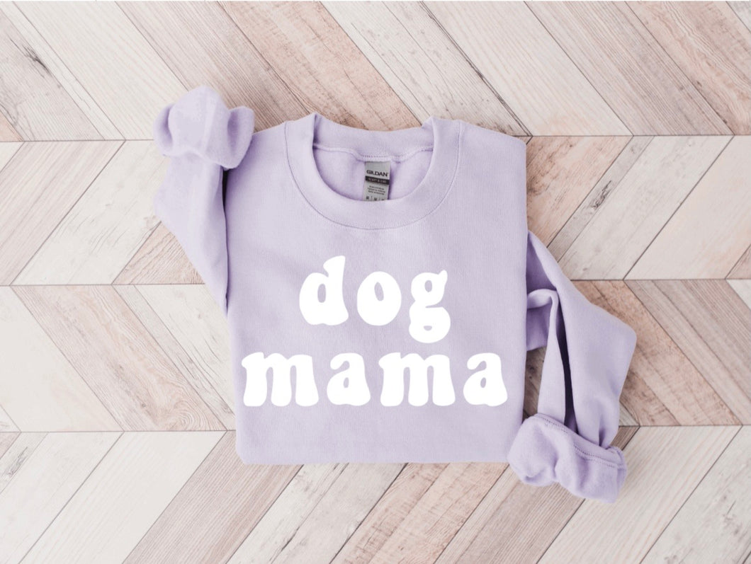 Dog mama crew neck sweatshirt